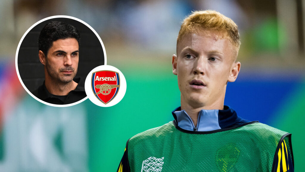 mikel arteta and arsenal target hugo larsson.jpg