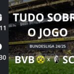 tudo sobre o jogo borussia dortmund x freiburg 221686 no estadio signal iduna park dia 23 11 2024 as